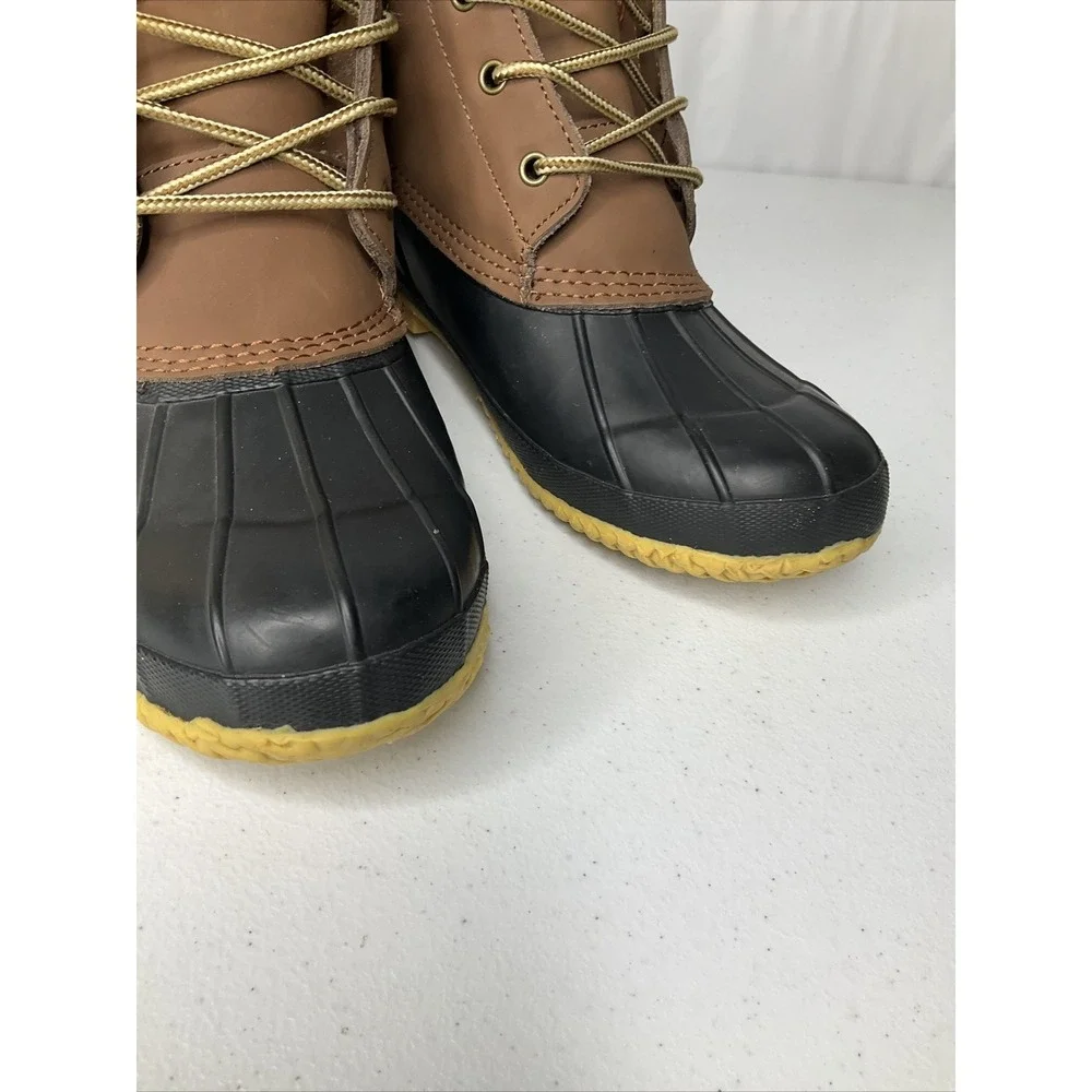 Rothco Duck Boots Steel Shank Waterproof Insulated Boot‎ Men Sz 9 Brown Black
